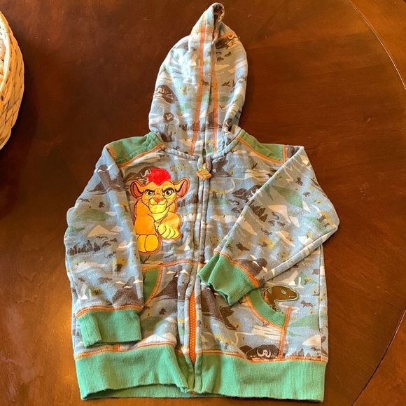 Disney Green Lion King Hoodie •3T